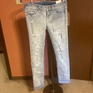 True Religion skinny distressed jeans